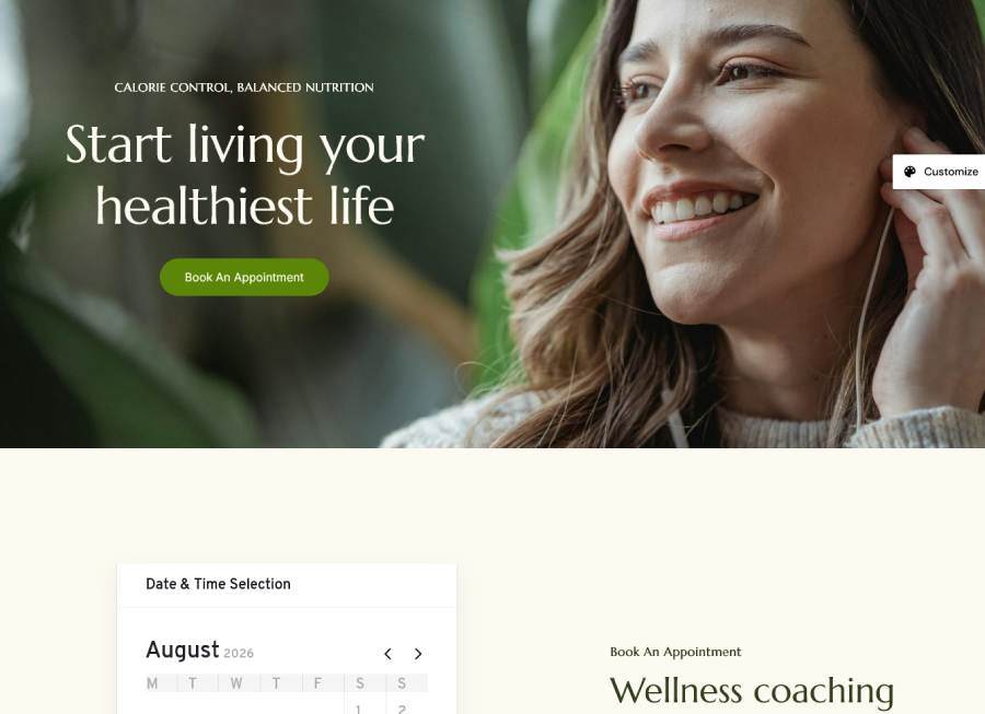 Wellness coach theme by Astra